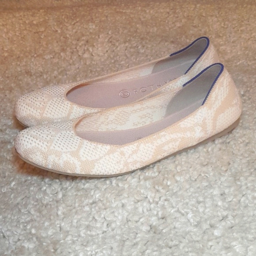 ROTHYS   Light Beige And White Textile size 9